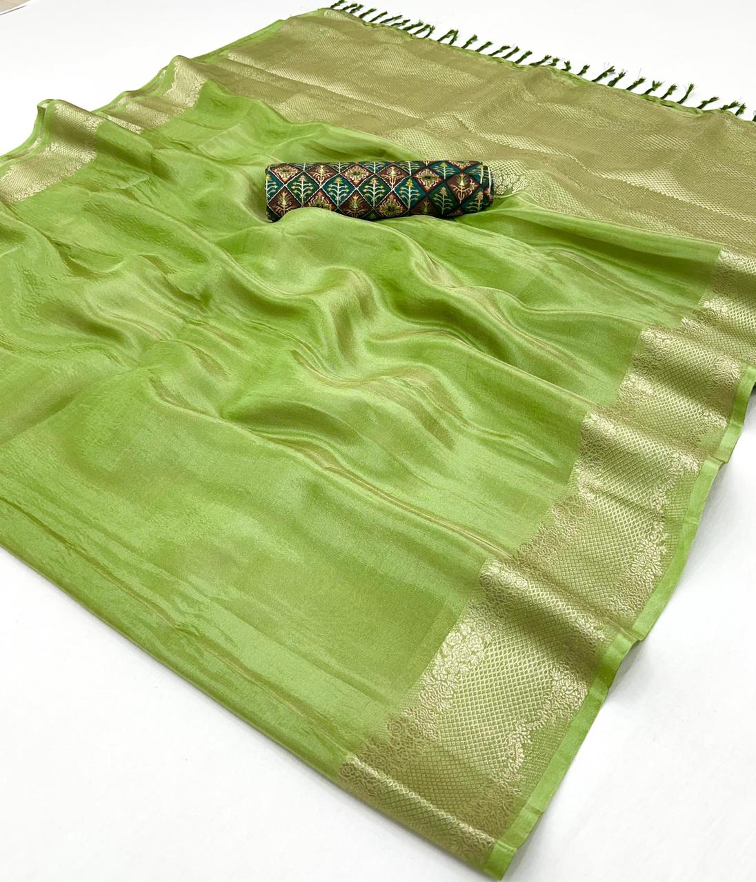 Klaila By Rajtex Zari Tissue Handloom Silk Saree Wholesalers In Delhi